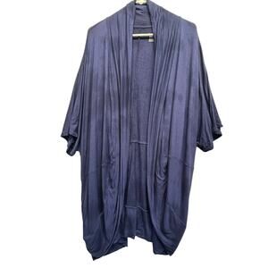 Livi Lane Bryant Blue Tie‎ Dye Women Active Cardigan Kaftan Kimono 22/24